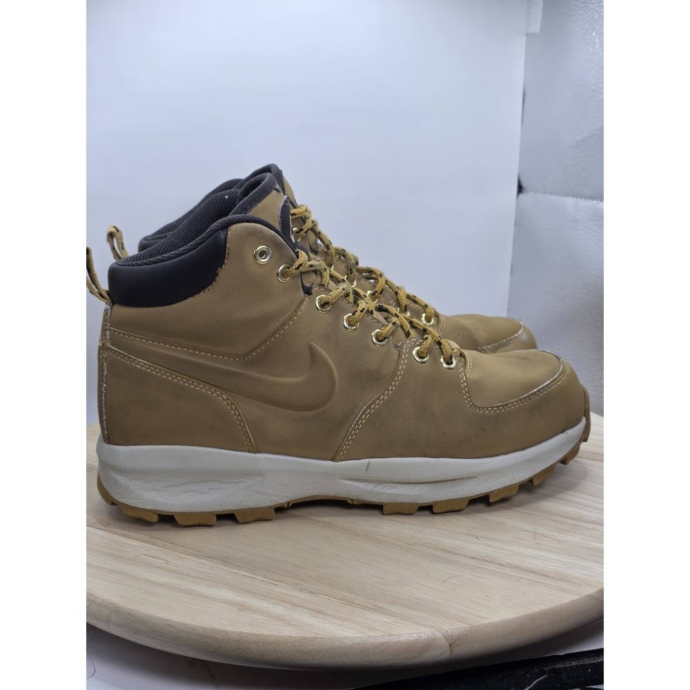 Men's Size 8 - Nike Manoa Leather 'Haystack' Beige/White/Black 454350-700 No Box